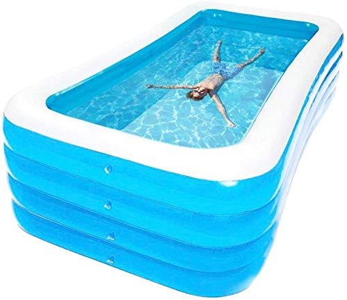 **Morrie Molly Large Inflatable Family Swimming Pool – 1.8m Outdoor Kids Paddling Pool with Center Lounge, Summer Water Play Fun for Backyard, Garden & Beach (Ideal for Family Gatherings & Kids Parties)**
