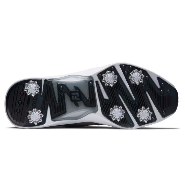 FootJoy Men's HyperFlex Golf Shoes - Lightweight & Waterproof Spiked Golf Shoes for Men - 55470 Grey - Perfect for Walking the Course & All-Weather Play