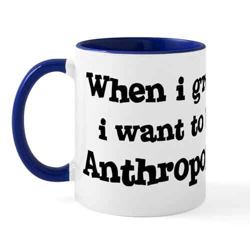 White/Navy Inside - Be An Anthropologist Mug