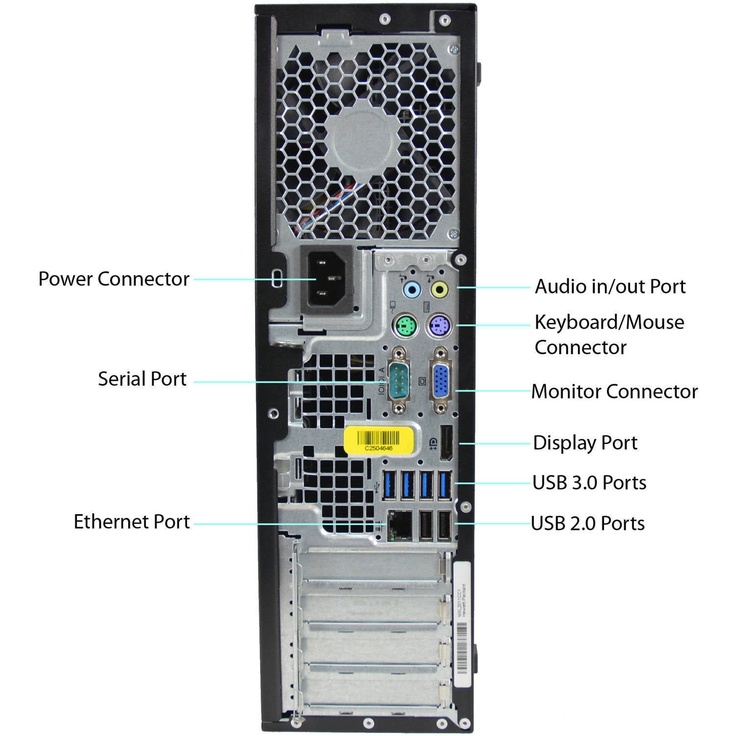 HP Compaq 8300 Elite SFF Business Desktop PC - Intel Core i5-3570 3.4GHz, 8GB RAM, 2TB HDD, Windows 10 Pro 64-bit | Compact Office Computer for Small Business, Home Office & Productivity Tasks