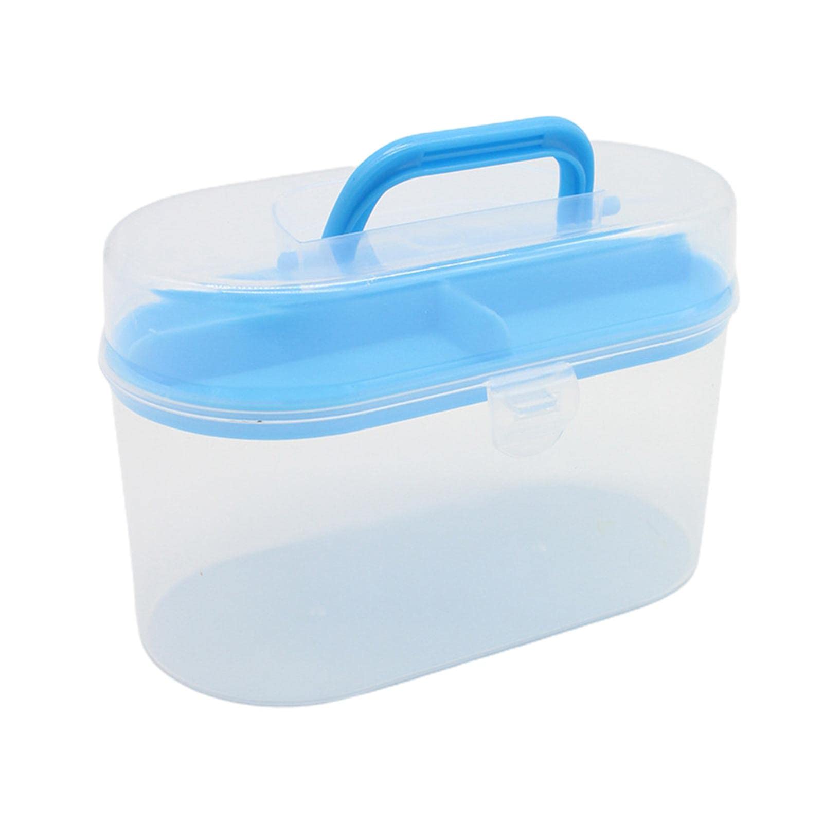 **Esquirla Heavy-Duty Plastic Tool Box with Secure Locking Lid & Ergonomic Handle - Organize Sockets, Crafts & DIY Supplies - Perfect for Home Garage, Workshop & Job Site Storage**