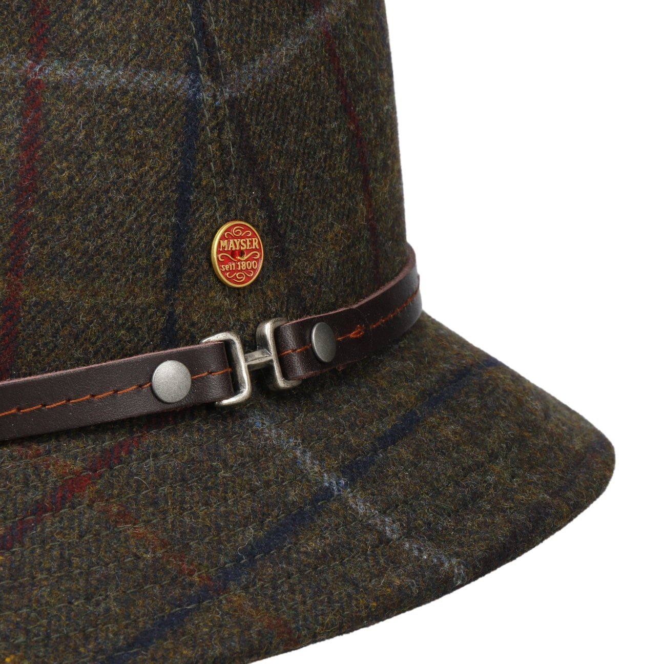 Check Bucket Wool Hat by Mayser - Warm Winter Beanie for Women & Men - Perfect for Skiing, Hiking, and Cold Weather Fashion