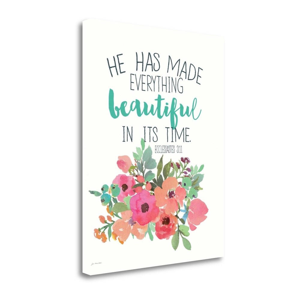 Beautiful By Jo Moulton - Fine Art Giclee Print on Gallery Wrapped Canvas - Ready to Hang Wall Art - Perfect for Living Room, Bedroom & Office Decor