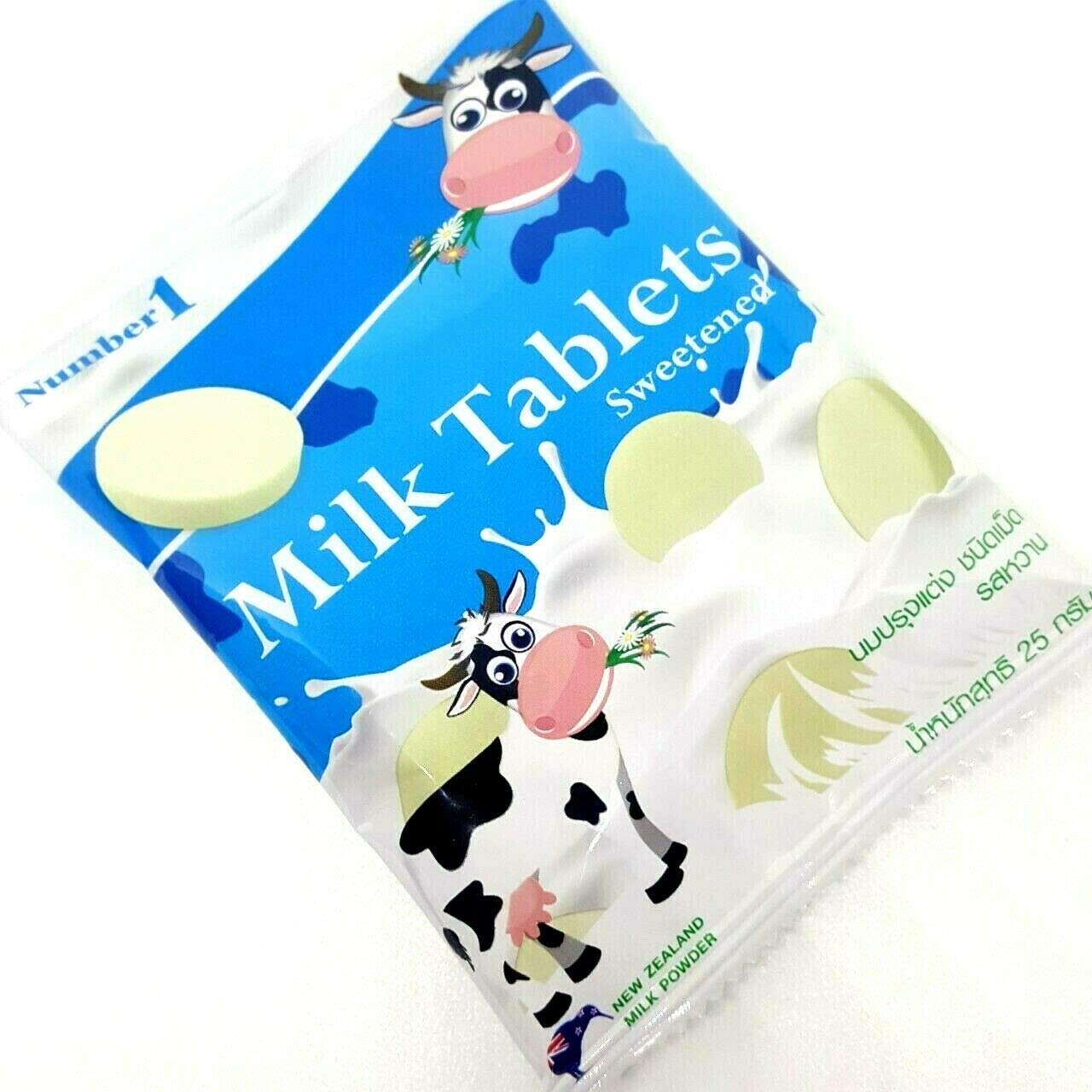 (25g x 6 Packs) Sweetened Milk Tablet Candy - Healthy Aromatic Snack for Kids & Adults | Perfect for Lunchboxes, Office Treats & Travel Snacks