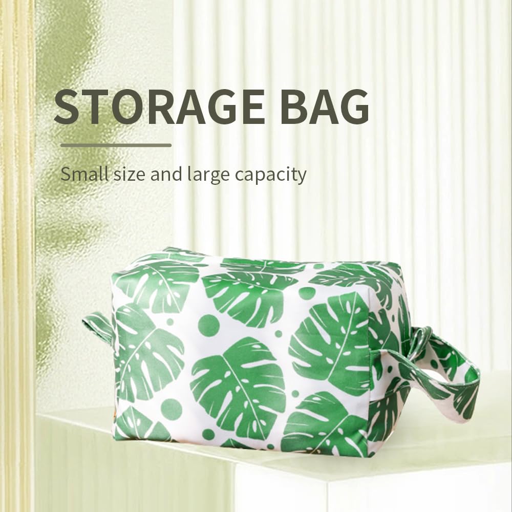 Lmbabter 3-Pack Small Waterproof Wet Bags - Reusable Diaper Tote, Makeup Pouch & Gym Storage Bag for Cloth Diapers, Toiletries, Cosmetics & Swim Essentials (Style 4) - Perfect for Daycare, Travel & Sports Activities