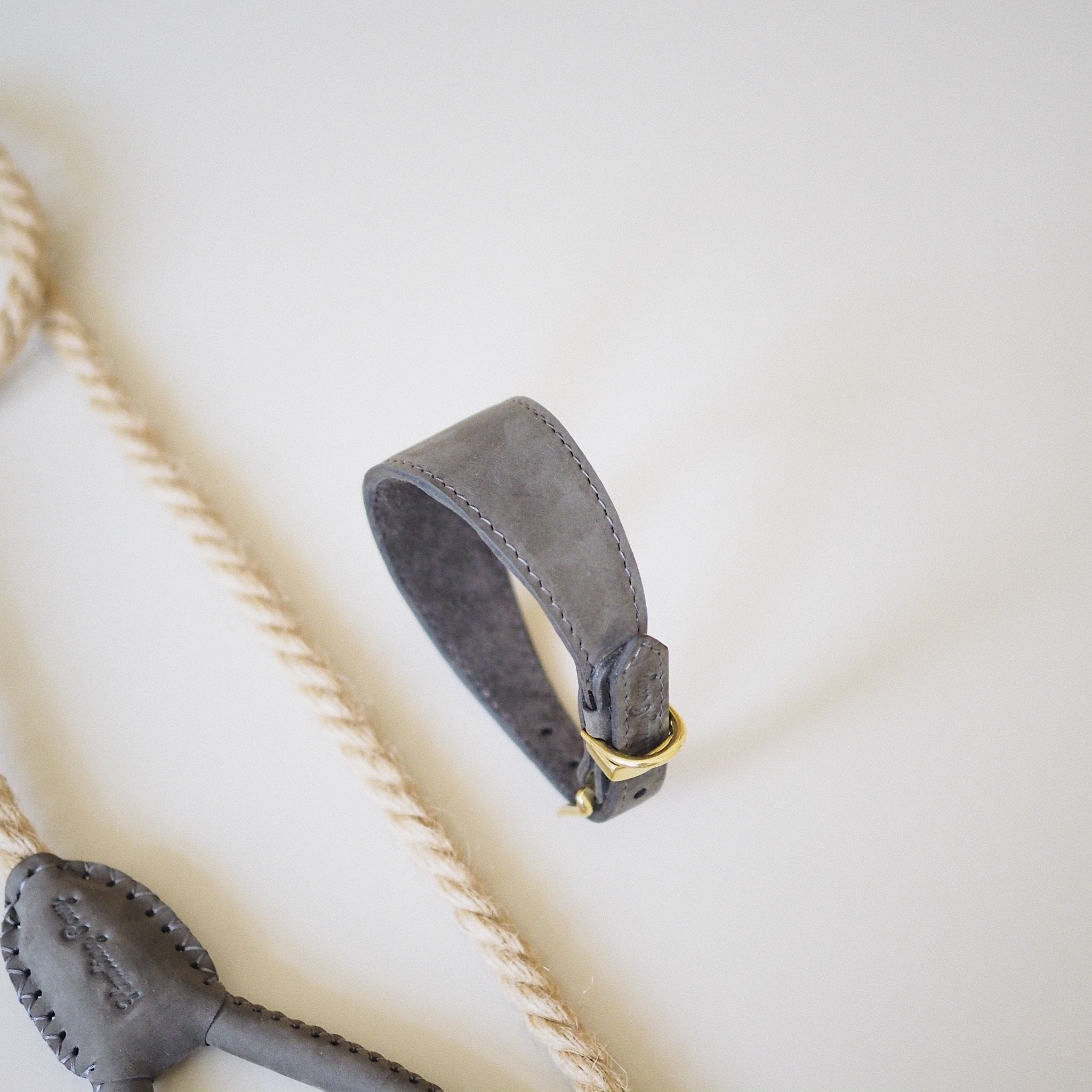 Premium Graphite Herringbone Dog Collar - Durable & Stylish Pet Accessory for Walking, Training, and Everyday Use