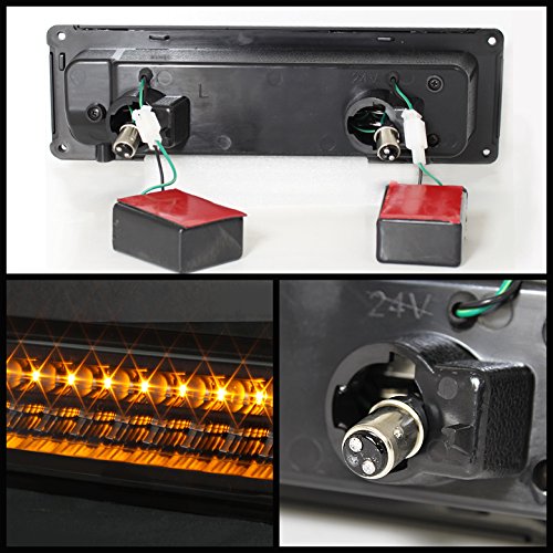AKKON Black LED Headlights & Tail Lights for Chevy C10 C/K Pickup - Smoked Corner & Bumper Signal Lights - Upgrade Your Truck Lighting for Night Driving & Off-Road Adventures