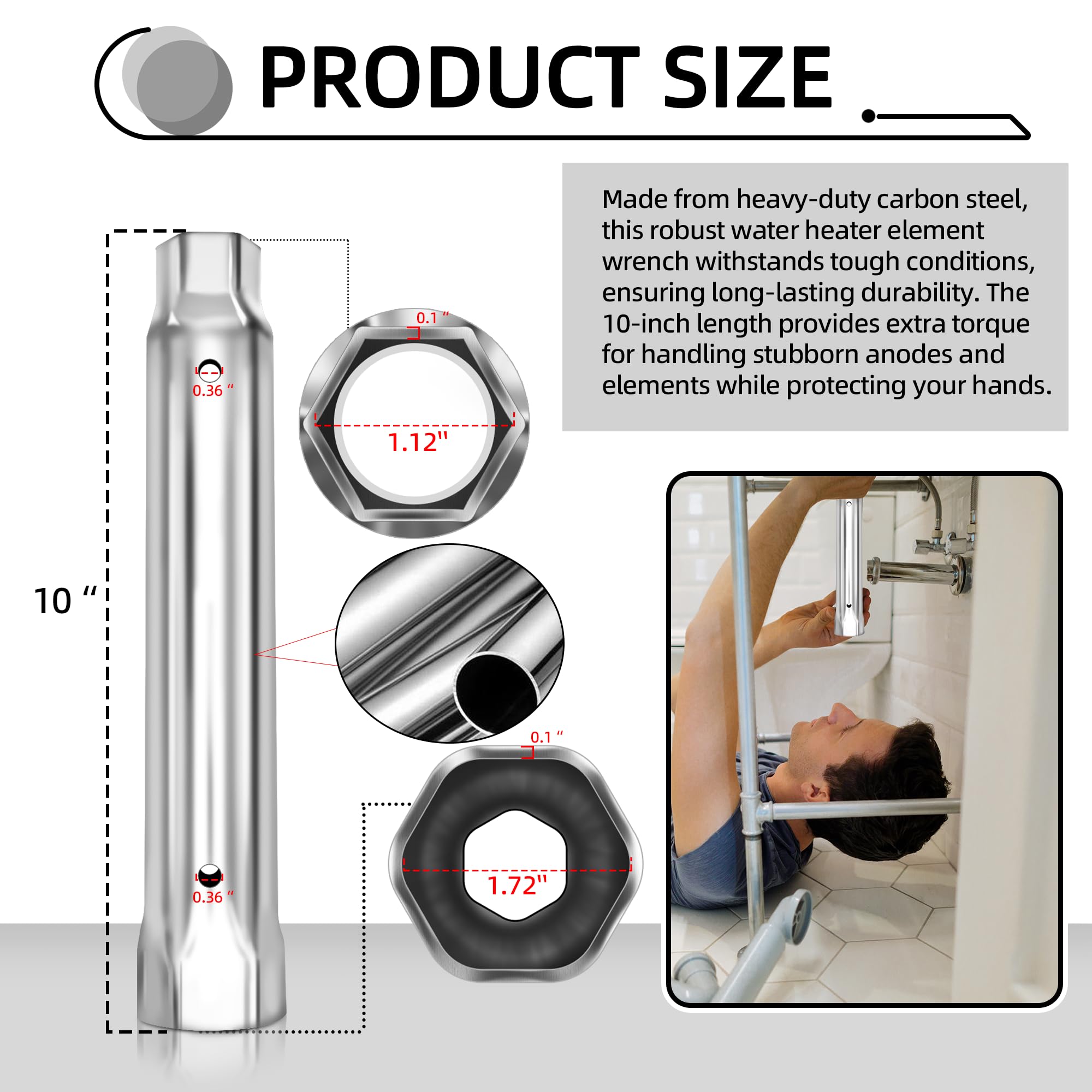 Heavy-Duty Dual Hex 10