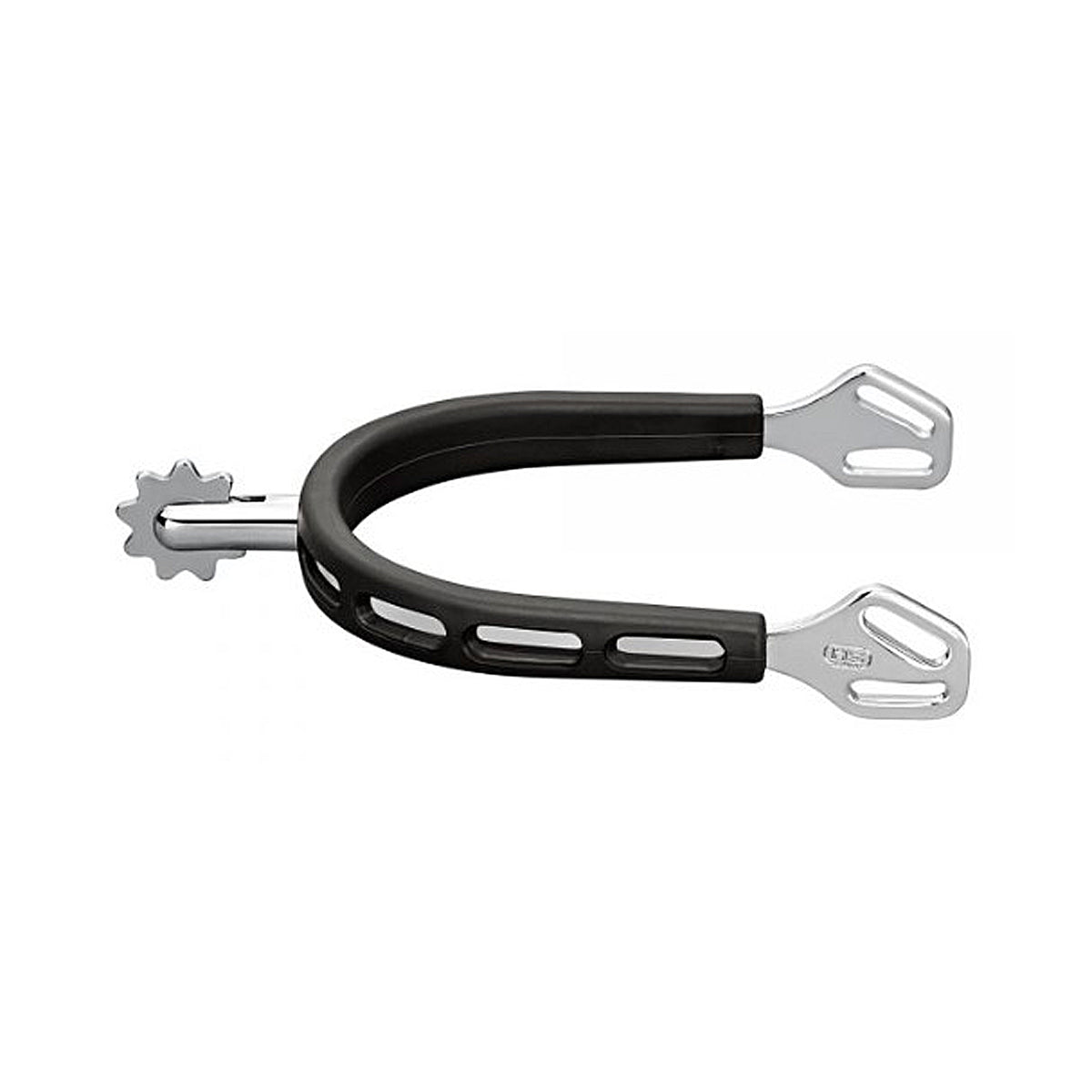 Herm Sprenger ULTRA Fit Extra Grip Round Neck Spurs for Equestrian Riding & Horse Training - Premium German Stainless Steel Horse Spurs for Dressage, Jumping & Western Riding