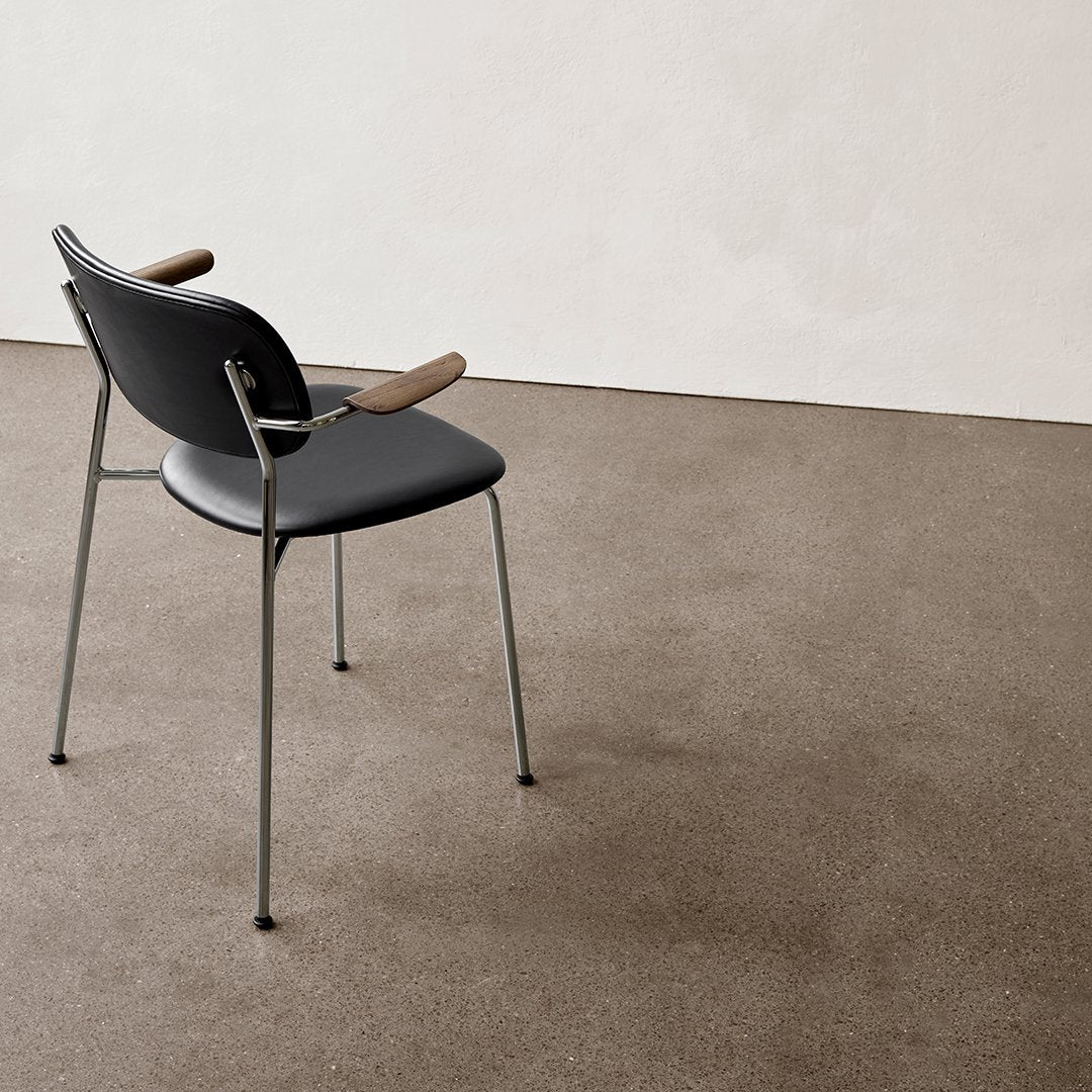 Modern Co Dining Chair with Armrests - Fully Upholstered Comfortable Seat for Kitchen, Dining Room & Breakfast Nook