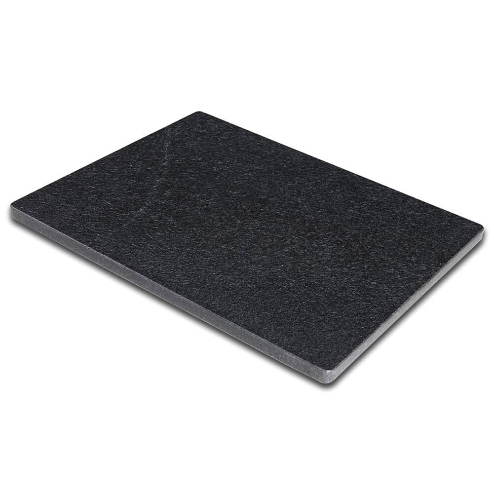 Besdor 12x16 Inch Marble Pastry Board - Premium Granite Black Marble Slab for Baking, Rolling Dough & Charcuterie Display - Perfect for Pastry Chefs, Home Bakers & Entertaining