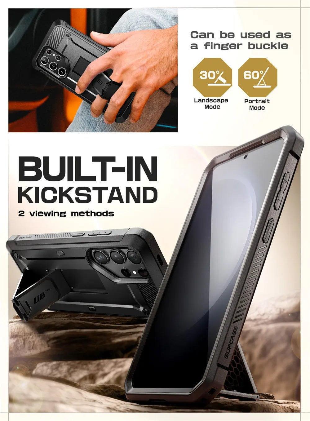 Samsung Galaxy S24 Ultra Case - Supcase UB Pro Full Body Dual Layer Protective Cover with Kickstand | Shockproof & Drop Protection for Everyday Use & Outdoor Activities