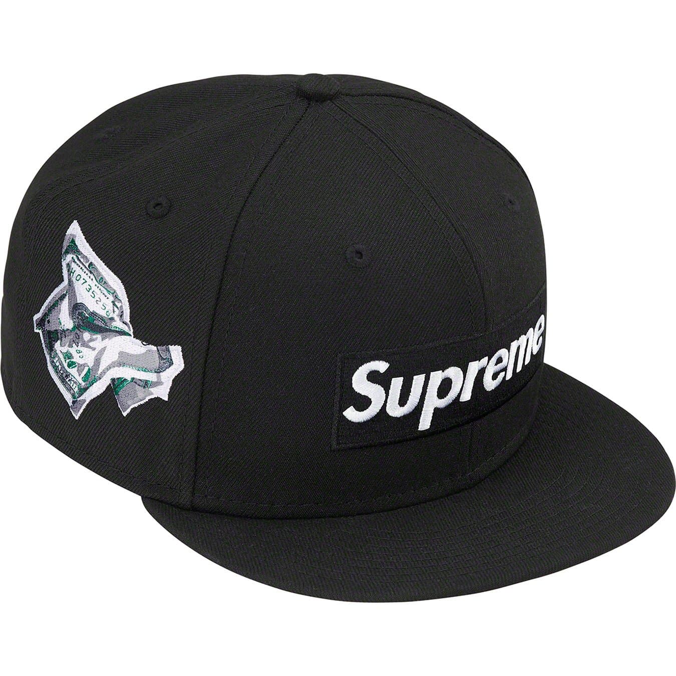 Supreme Money Box Logo New Era Black Beanie - Streetwear Fashion for Winter & Hip Hop Style Accessories