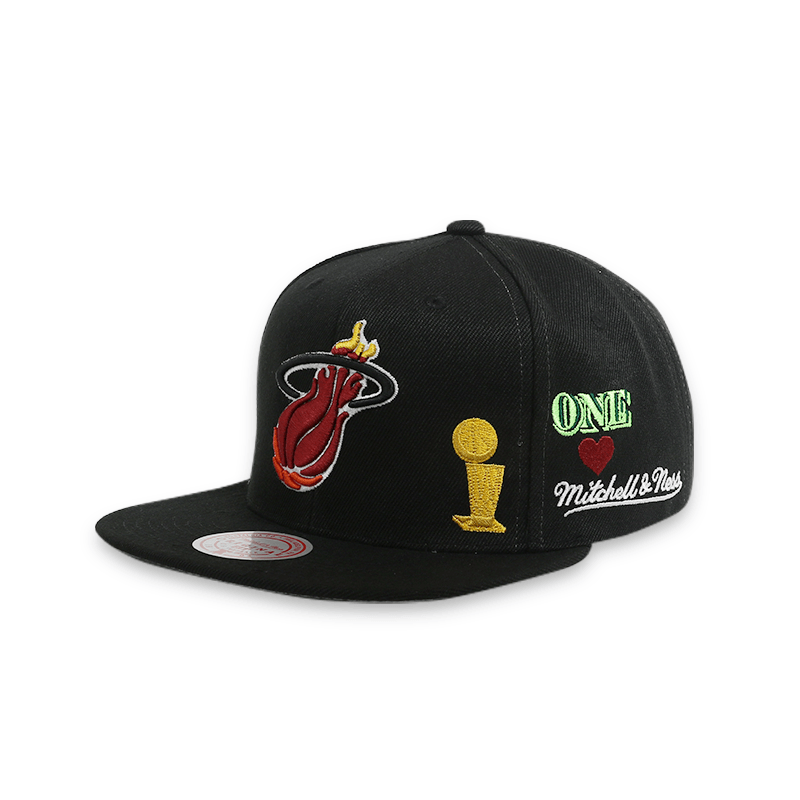 Miami Heat NBA Snapback Hat - Official Team Logo Adjustable Baseball Cap for Men & Women - Perfect for Basketball Games, Streetwear & Sports Fan Gifts