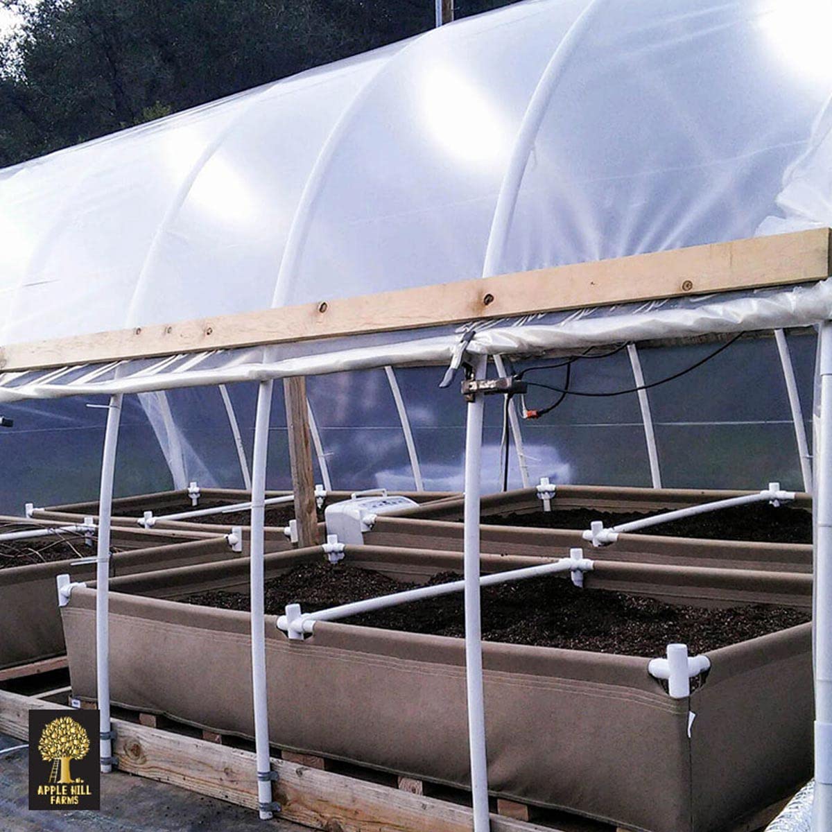 Grassroots Fabric Raised Garden Bed 4'x8' with Trellis - Durable Outdoor & Indoor Planter Box for Vegetables, Flowers, Herbs - Perfect for Backyard Gardening, Patio Decor, and Urban Farming