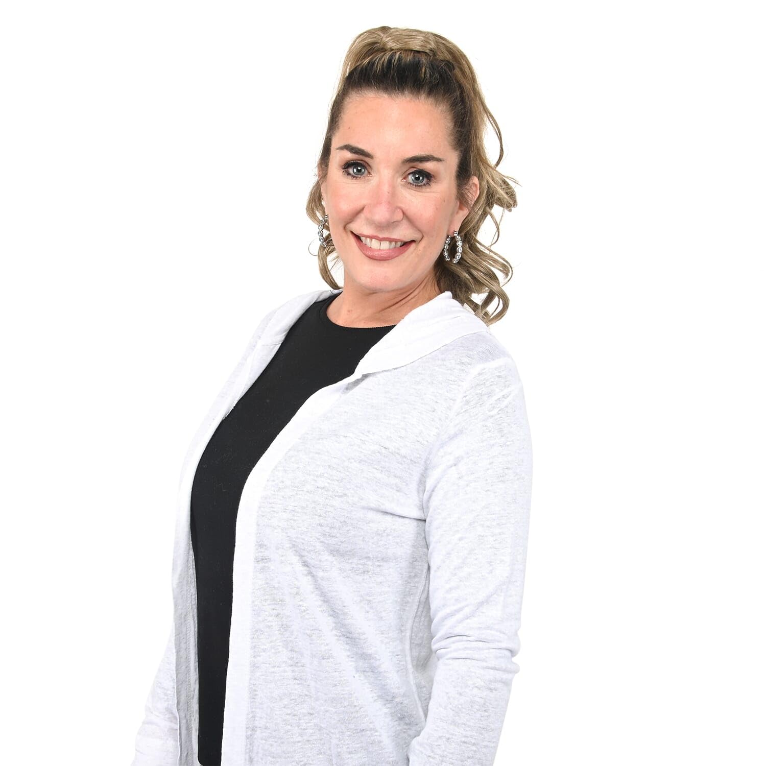 Jovie Women's Breathable Linen Hooded Cardigan - Multi Color Round Neck Sweater | Perfect Birthday Gift, Casual Wear & Layering for All Seasons