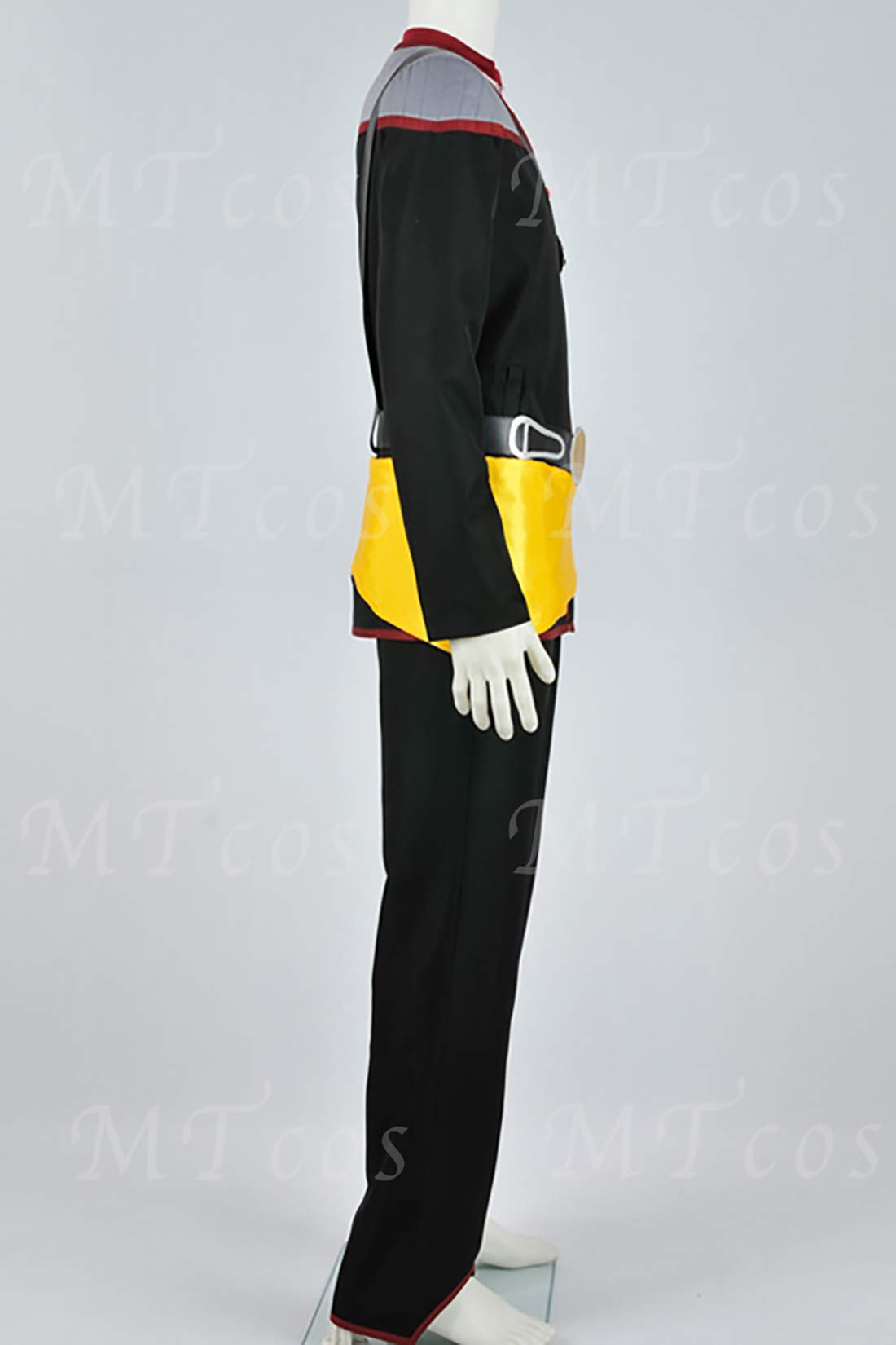 DEREN Star Cosplay Mirror Yellow Suit Costume - Anime Character Outfit for Halloween, Comic Con & Cosplay Events - Perfect for Costume Parties & Themed Gatherings
