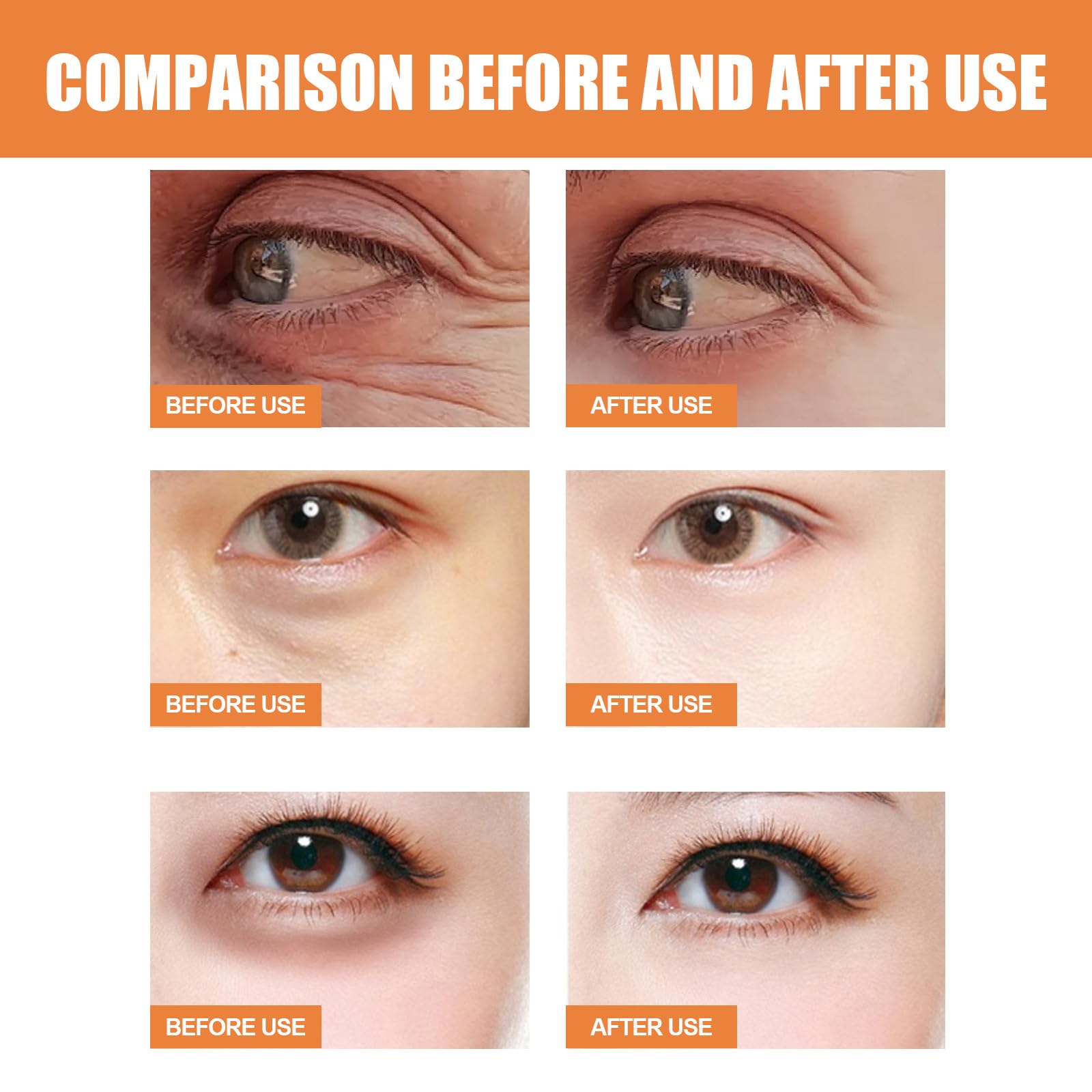 Revive & Glow Vitamin C Eye Balm Stick - Brightening Under Eye Treatment with Vitamin C Serum to Reduce Puffiness & Dark Circles, Hydrating Eye Cream for Dark Circles & Puffy Eyes | Perfect for Morning Routine & Travel Skincare