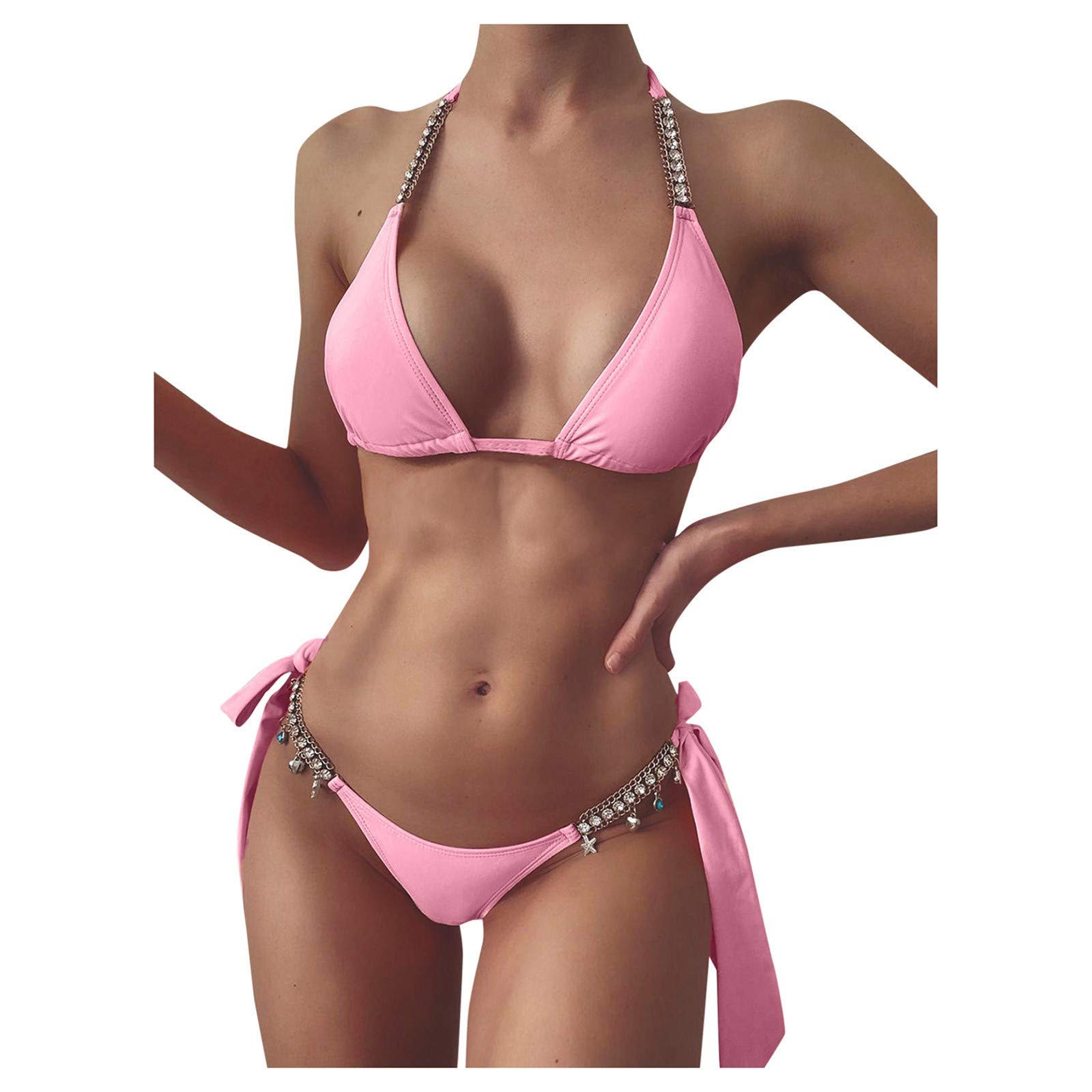 **Angxiwan Women's Bikini Set - Sexy Push Up Two Piece Swimsuits for Beach & Pool | Summer Vacation Swimwear**    Perfect for beach vacations, pool parties, and tropical getaways.