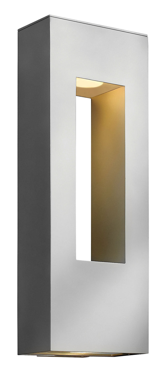 Atlantis LED Wall Mount Light Fixture - Modern Titanium Finish for Living Room, Bedroom & Hallway Lighting