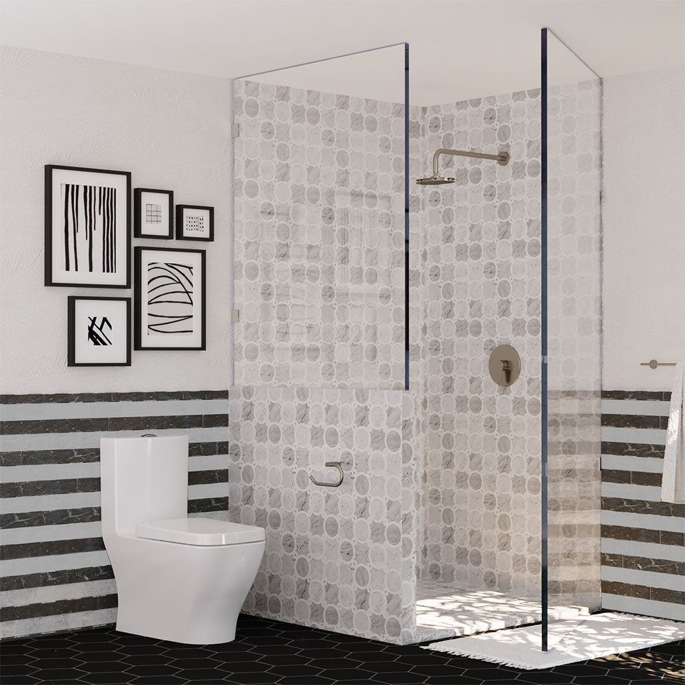 Helvex Premier 5”X8” High Pressure Shower Head - UH 3005 WOA - Perfect for Spa-Like Bathroom Experience & Water Saving