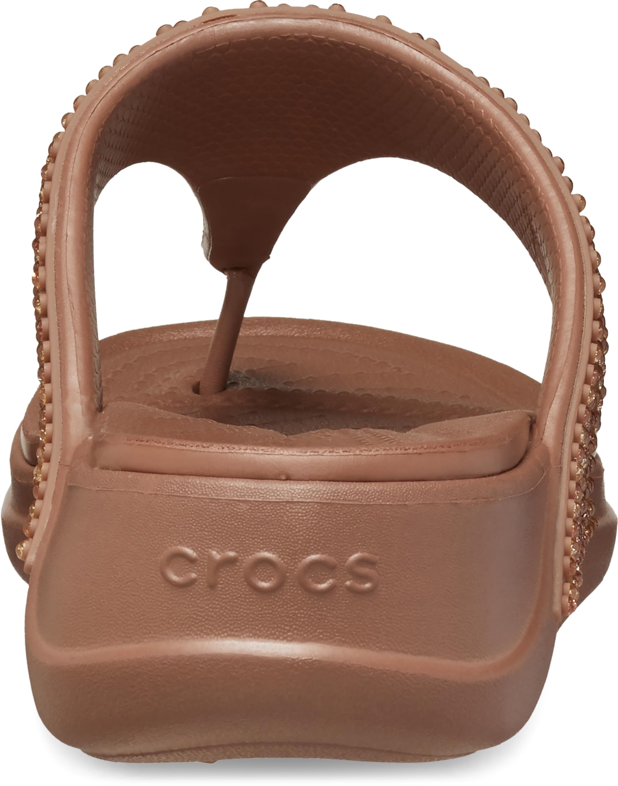 Crocs Women's Boca Bling Flip Wedge Platform Sandals - Comfortable Summer Beach Shoes for Women, Fashionable Casual Flip Flops with Rhinestones, Perfect for Pool, Vacation & Outdoor Wear