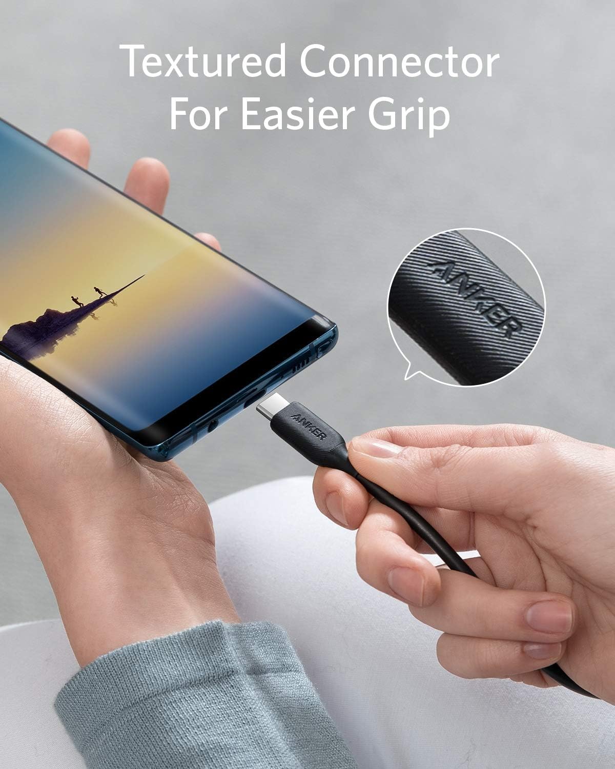 Anker Powerline III USB-C to USB-C Cable 2.0 (10ft, 60W) - Fast Charging Cable for MacBook Pro 2020, iPad Pro 2020, iPad Air 4, Nintendo Switch, Samsung Galaxy S20/S9/S8 Plus, Google Pixel - Perfect for Home, Office & Travel Charging