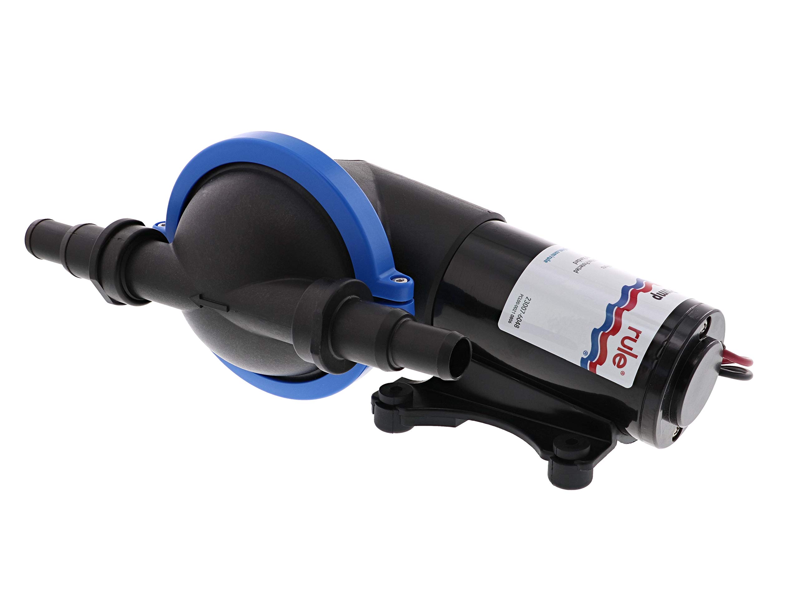 Rule Dry Bilge Pump with Panel Switch - Automatic Marine Boat Water Removal System for Yachts, Sailboats & Fishing Vessels