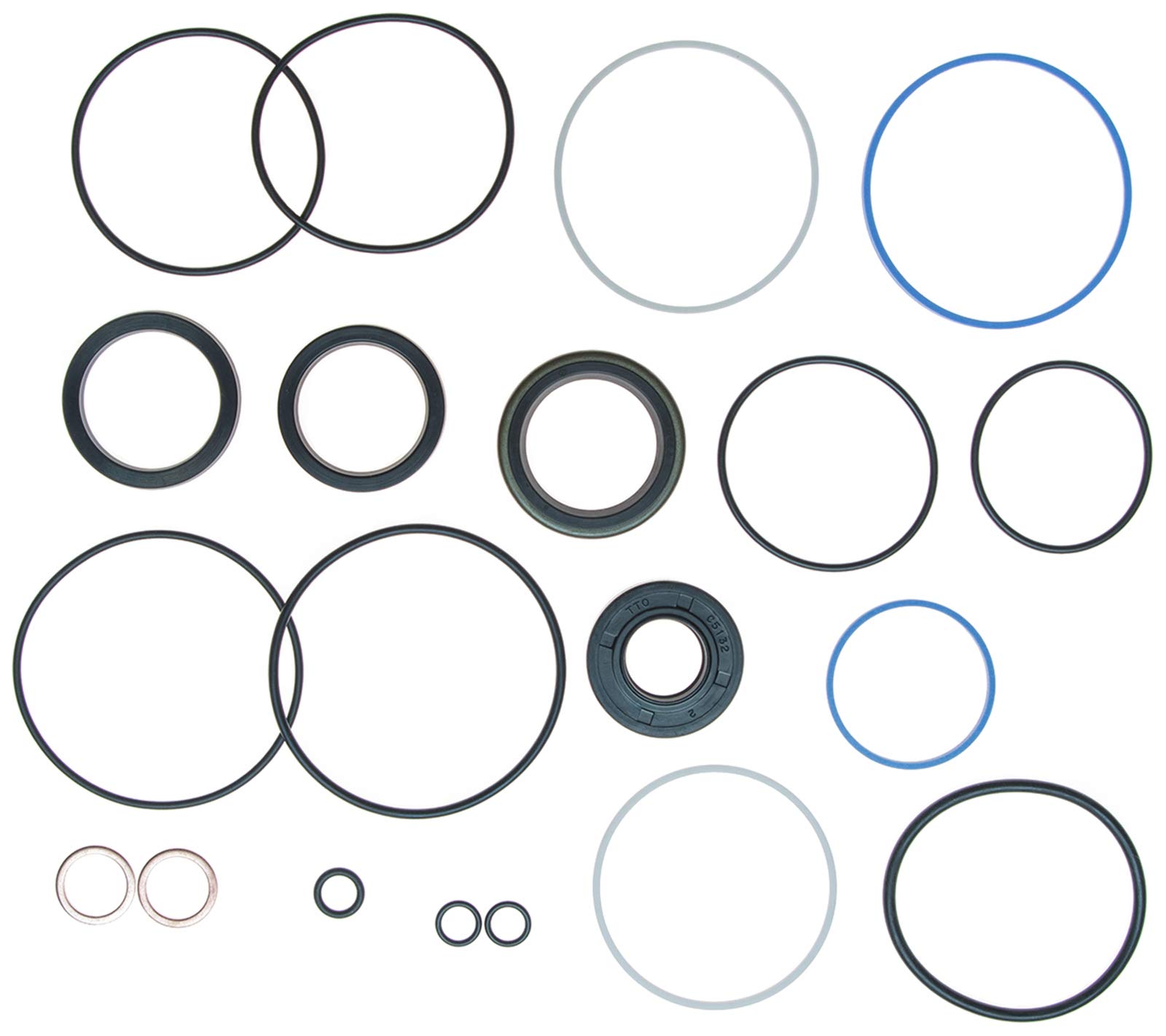 Gates 348438 Power Steering Repair Kit - High-Quality Replacement for Smooth Steering Performance | Ideal for Car, Truck, and SUV Maintenance