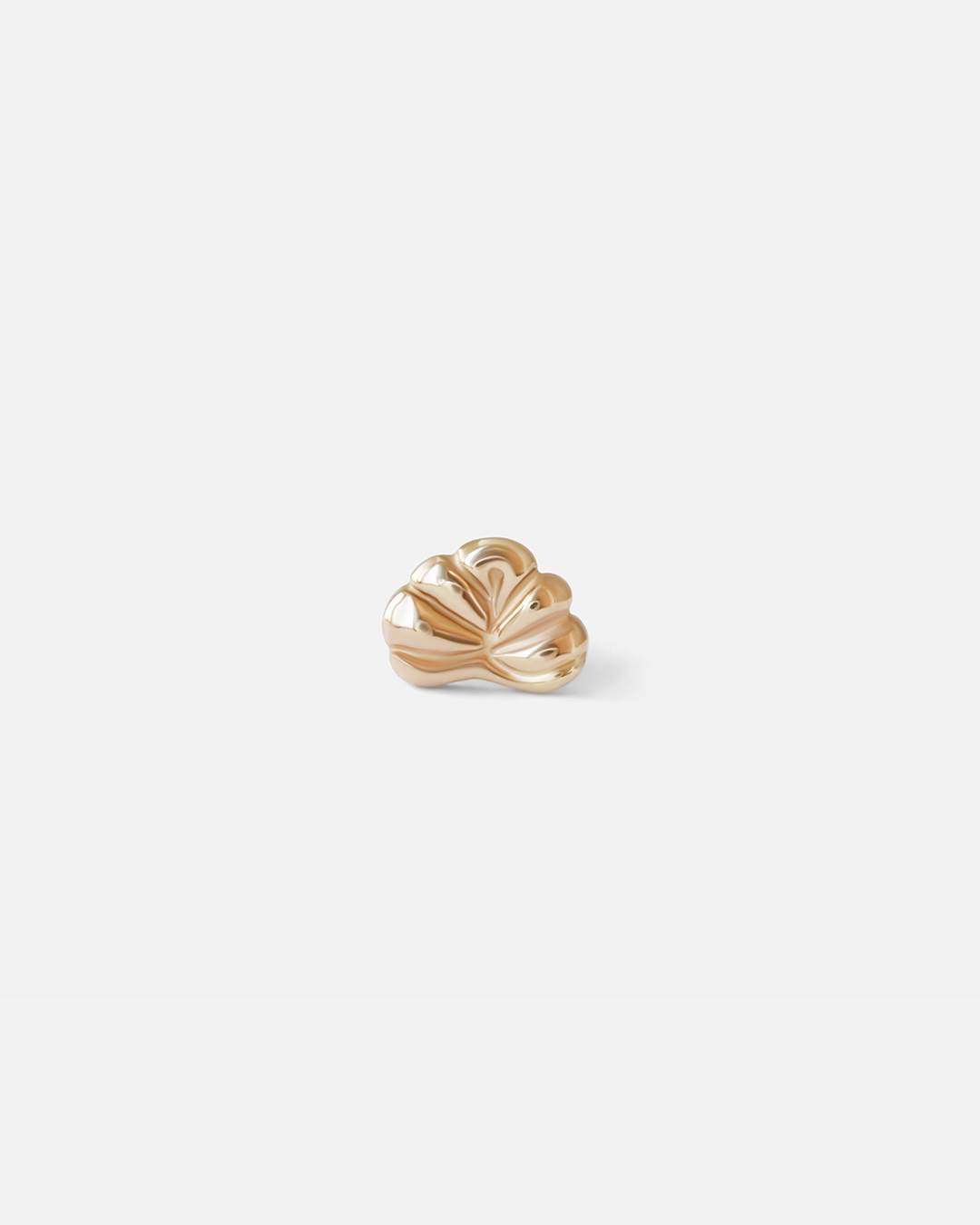 Lotus Stud Single Earring - Minimalist Floral Earring for Women - Perfect for Everyday Wear, Parties & Gifts
