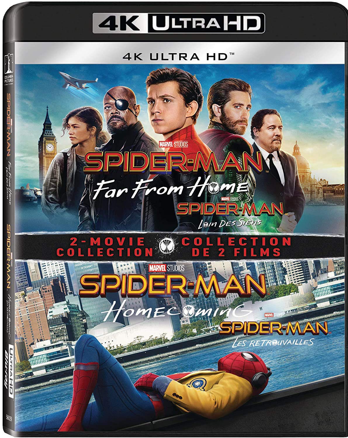 Spider-Man: Far From Home & Homecoming Blu-ray Combo Pack - Best Superhero Movies for Marvel Fans | Perfect for Movie Nights & Marvel Collection