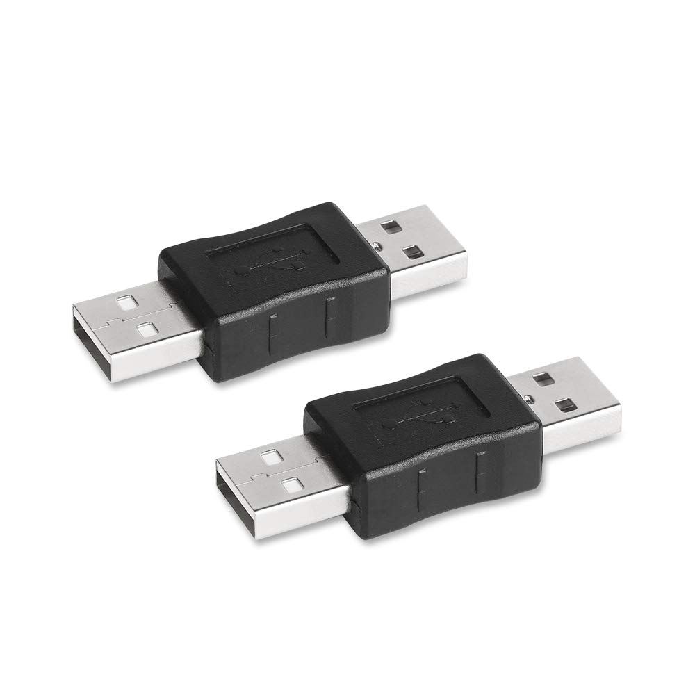 ELECTOP 2 Pack USB 3.0 Male to Male Adapter - High Speed Data Transfer, Plug & Play - Perfect for Extending Cables, Connecting Devices, and Home/Office Use