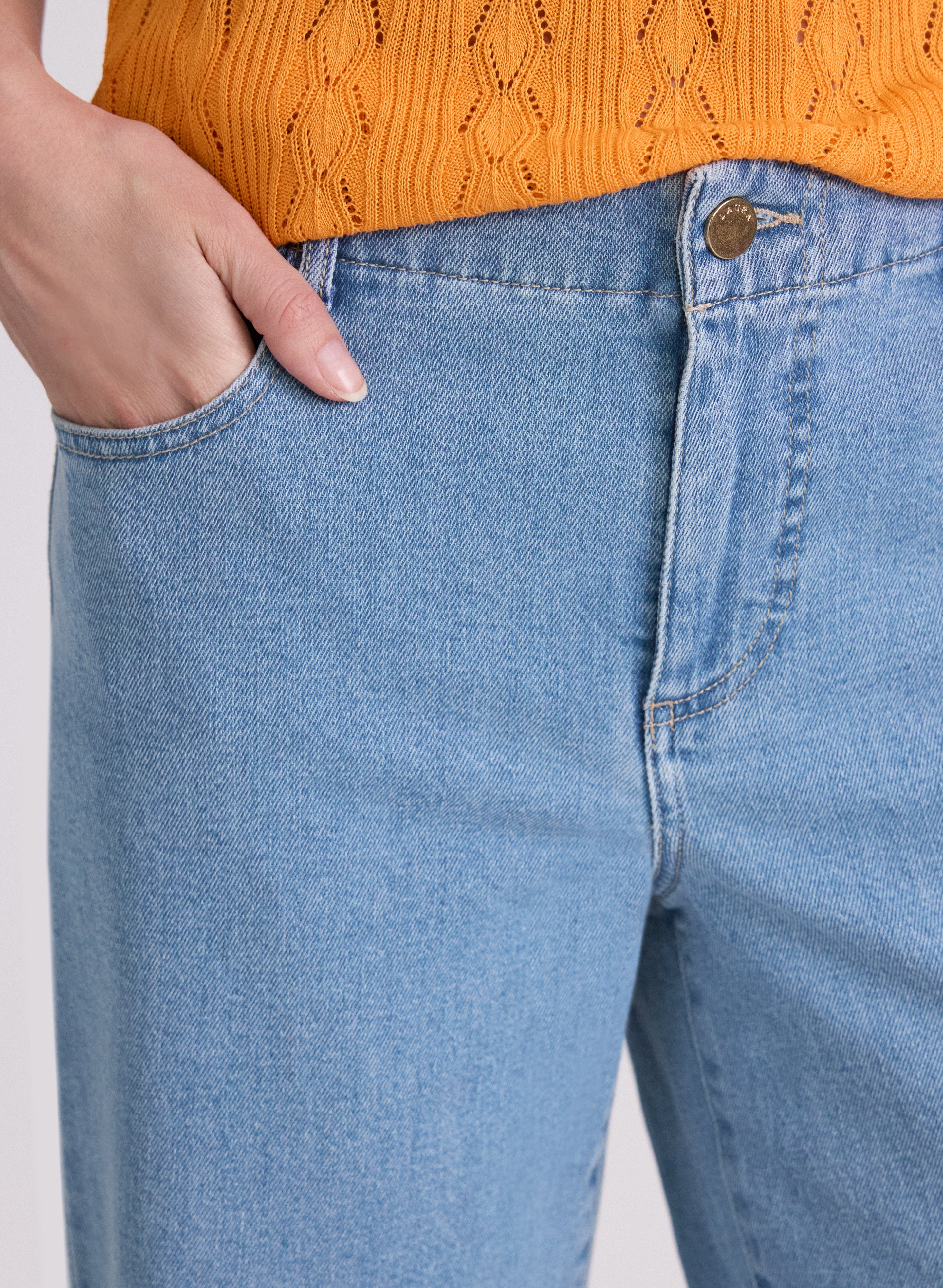 High Waisted Cropped Wide Leg Jeans for Women - Trendy Distressed Denim Pants with Stretchy Comfort | Perfect for Casual Outings, Street Style & Summer Fashion