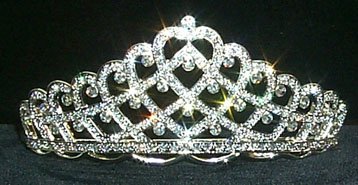 11516 Elegant Pave Crystal Tiara Headband for Women - Wedding, Prom, Bridal, Pageant, and Special Occasion Accessories
