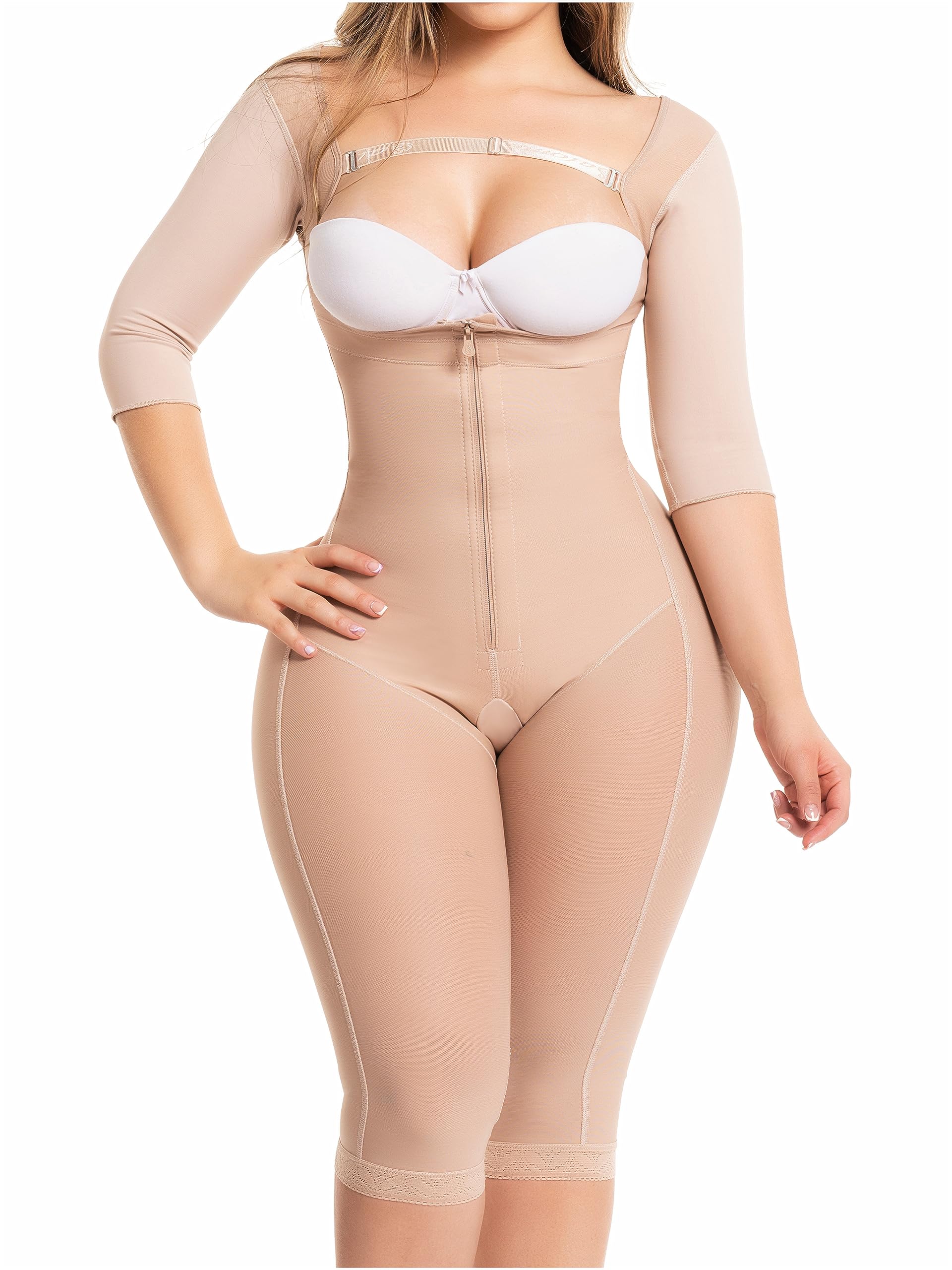 Post-Surgery Compression Garment for Liposuction Recovery - Colombian Fajas Salome 0525 - Ideal for Post-Op Healing & Body Shaping