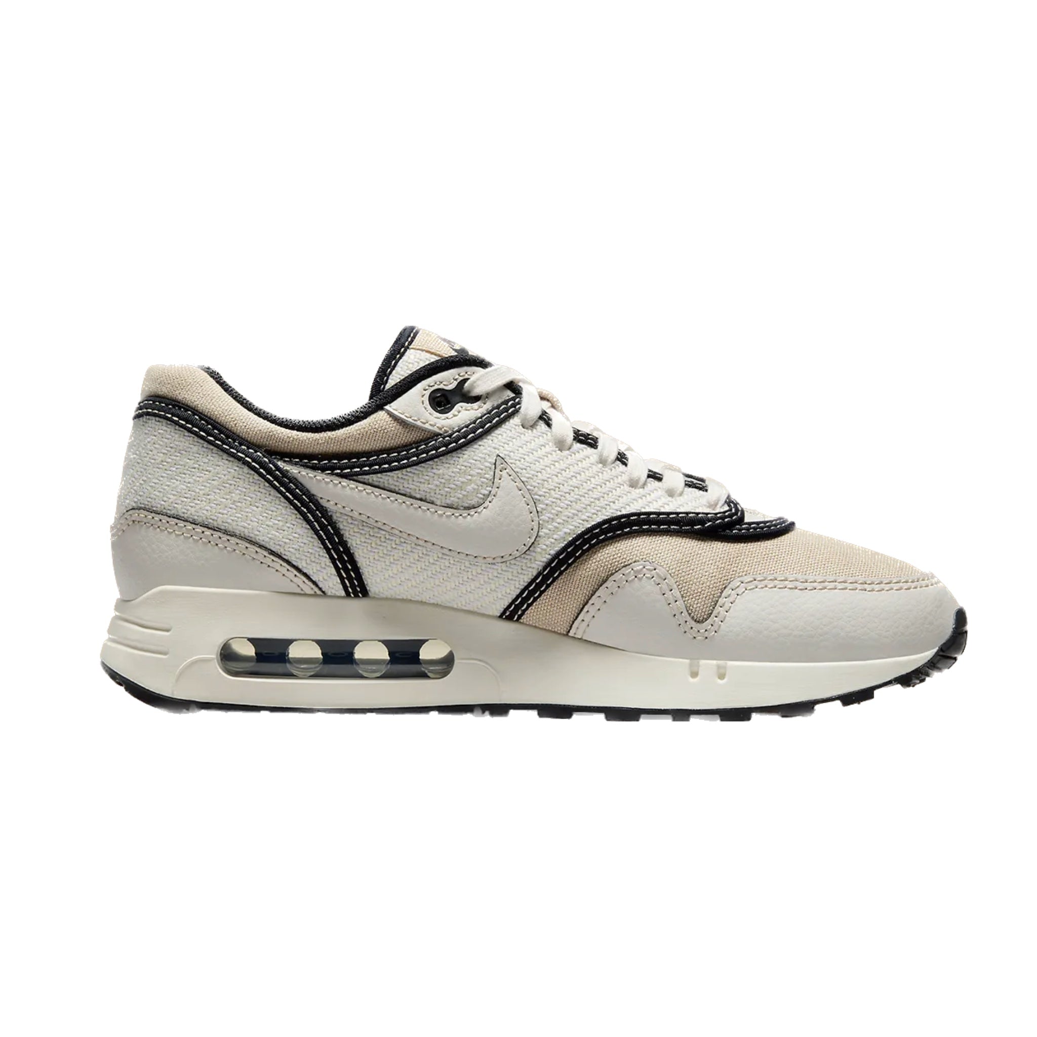 Nike Air Max 1 '86 OG Big Bubble Sneakers - White & Black Retro Running Shoes for Men | Comfortable Athletic Footwear for Jogging, Gym Workouts and Casual Wear