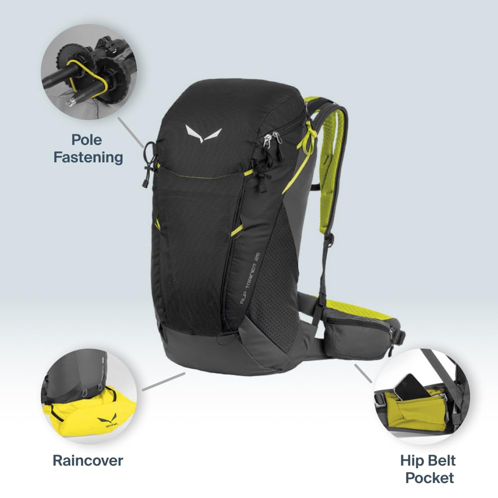 Salewa Premium Navy Hiking Backpack - Lightweight & Durable Rucksack for Outdoor Adventures, Travel & Daily Commute
