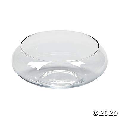 7 Inch Glass Floating Candle Bowl - Elegant Home Decor for Weddings, Spa Relaxation & Table Centerpieces