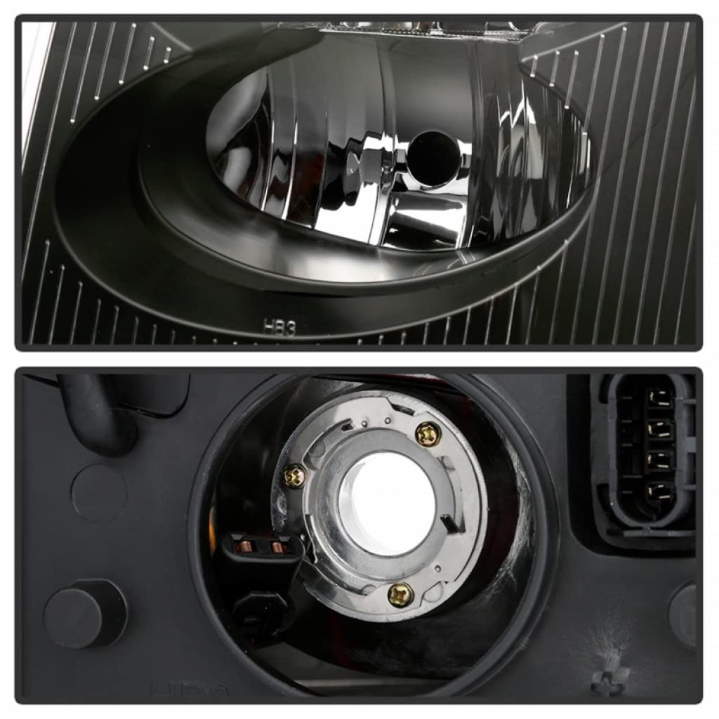 xTune Black HD-JH-GEN02-AM-BK Headlights Pair for 2002-2009 GMC Envoy | 9042652 | Upgrade Your Night Driving Safety & Style