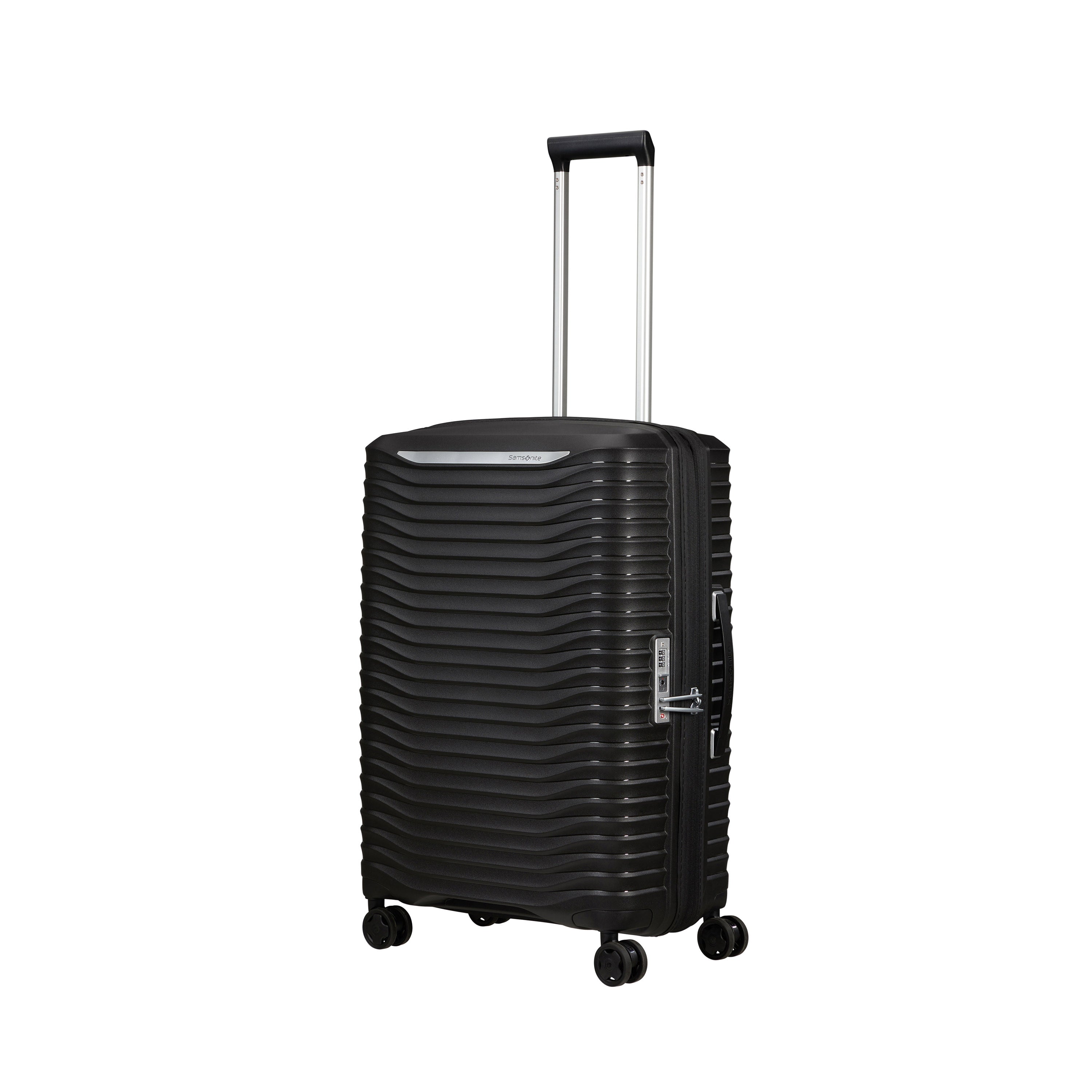 Samsonite Upscape Spinner Expandable 3 Piece Luggage Set - Lightweight Hardside Suitcases with 360° Wheels for Travel, Business & Vacation (Black)