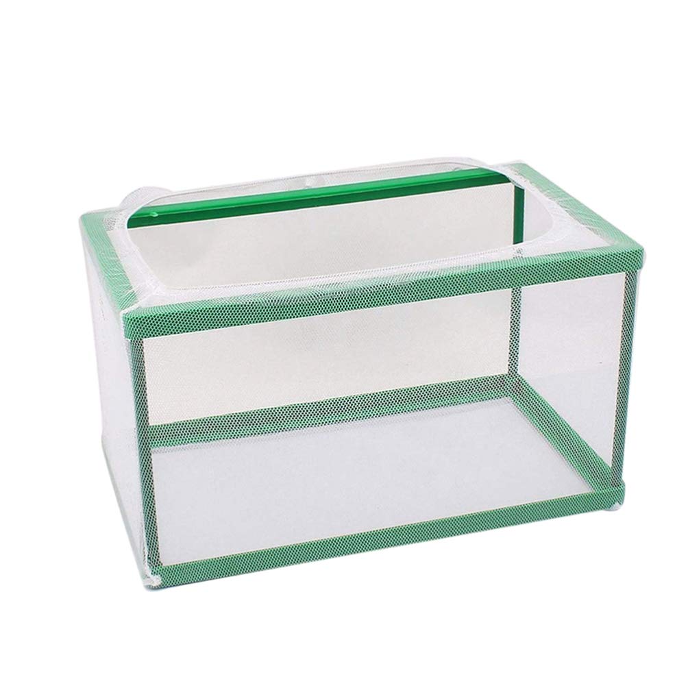 Aquarium Breeding Box - Fish Tank Hatchery & Spawning Incubator with Net (26.5x15x15cm) - Perfect for Safe Fish Breeding, Fry Protection, and Live Food Cultivation in Freshwater & Saltwater Tanks