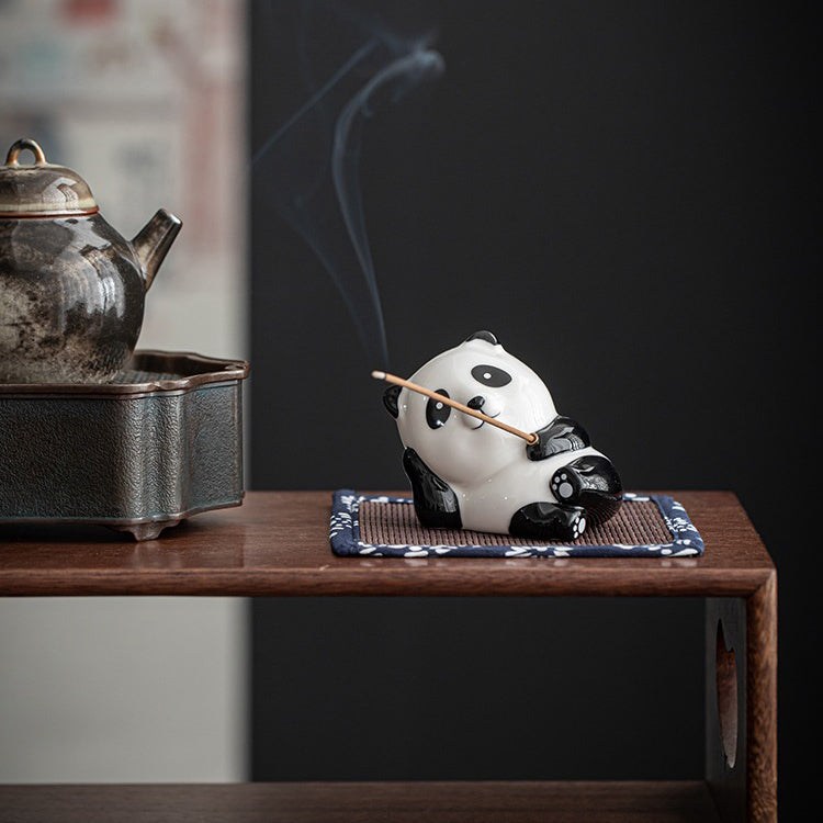 Handmade Porcelain Pandan Tea Pet - Unique Tea Companion for Tea Lovers | Perfect for Tea Ceremonies, Meditation & Home Decor