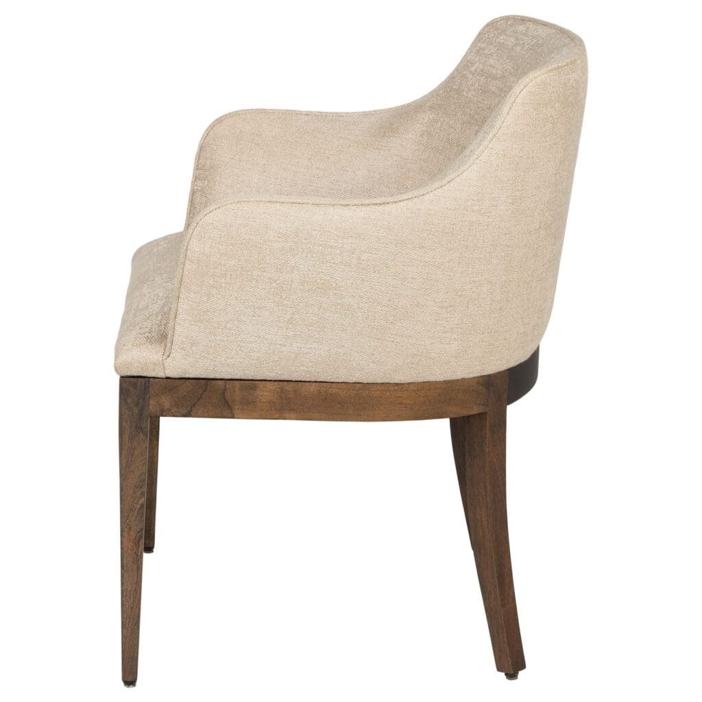 Cyan Design 11790 Dublin Chair - Modern Upholstered Accent Chair with Camel Chenille Fabric for Living Room, Bedroom & Office Decor