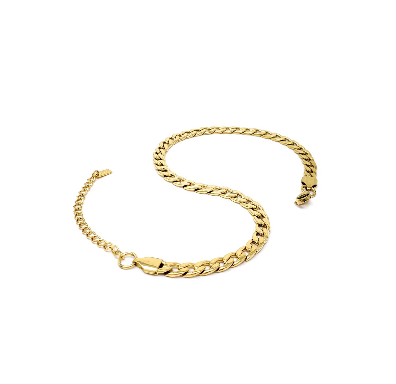 Stainless Steel Adjustable Chain Anklet for Women - Elegant Ankle Bracelet Jewelry for Casual Wear, Beach, Parties & Everyday Fashion
