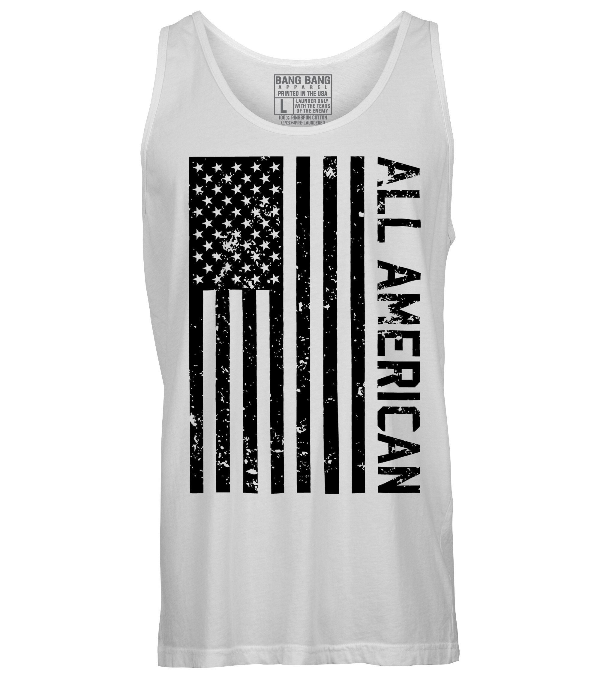 All American Men's Tank Top - Breathable & Comfortable Casual Wear for Gym, Workout, and Summer Outfits | Bang Bang Apparel