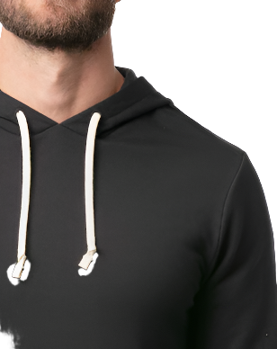 Travis Mathew Men's Cloud Hoodie - Soft & Lightweight Pullover Sweatshirt for Casual Wear, Gym & Outdoor Activities - Black