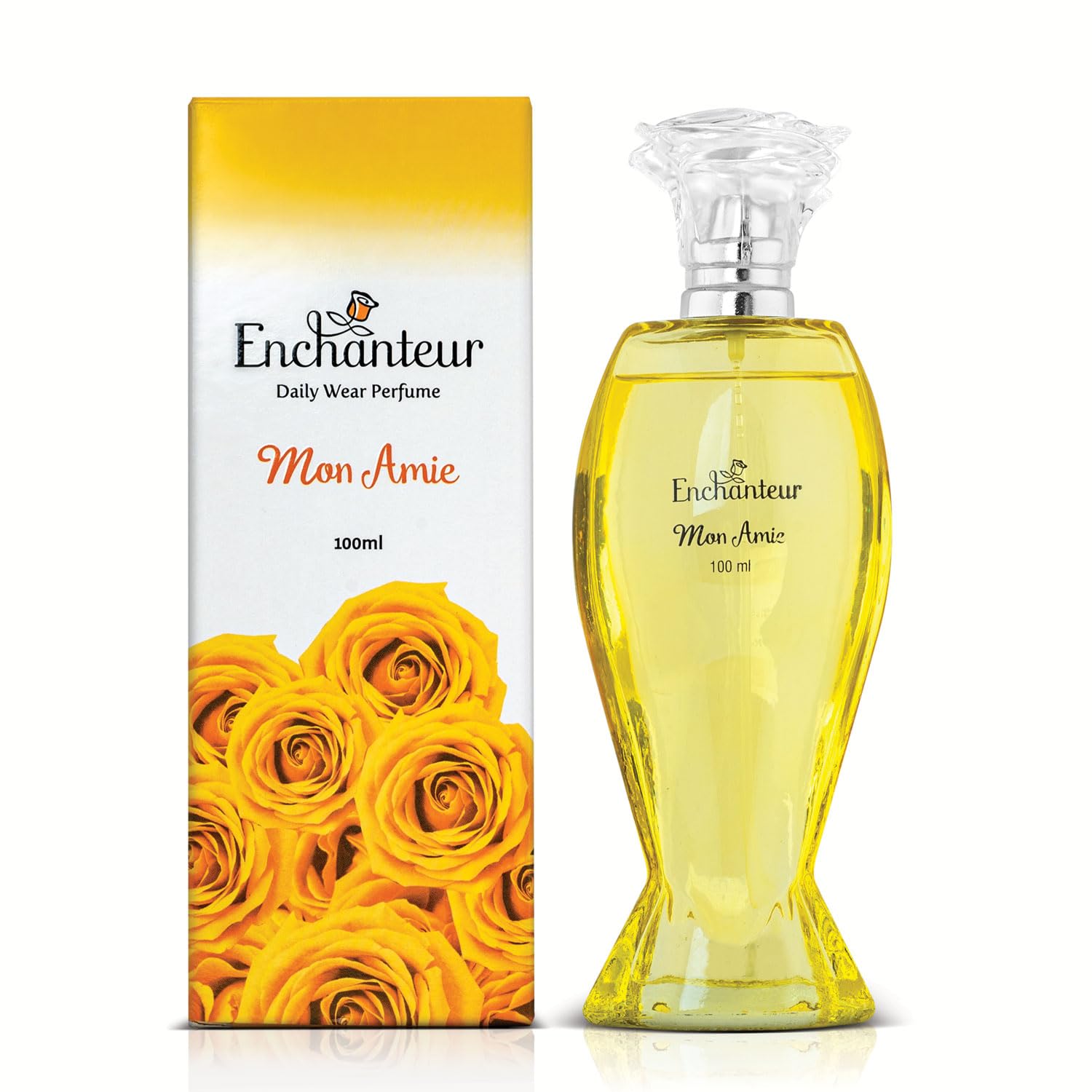 Enchanteur Mon Amie Liquid Lemon Perfume for Women - 100ml Fresh Citrus Fragrance | Long-Lasting Eau de Toilette | Perfect for Daily Wear, Office & Special Occasions