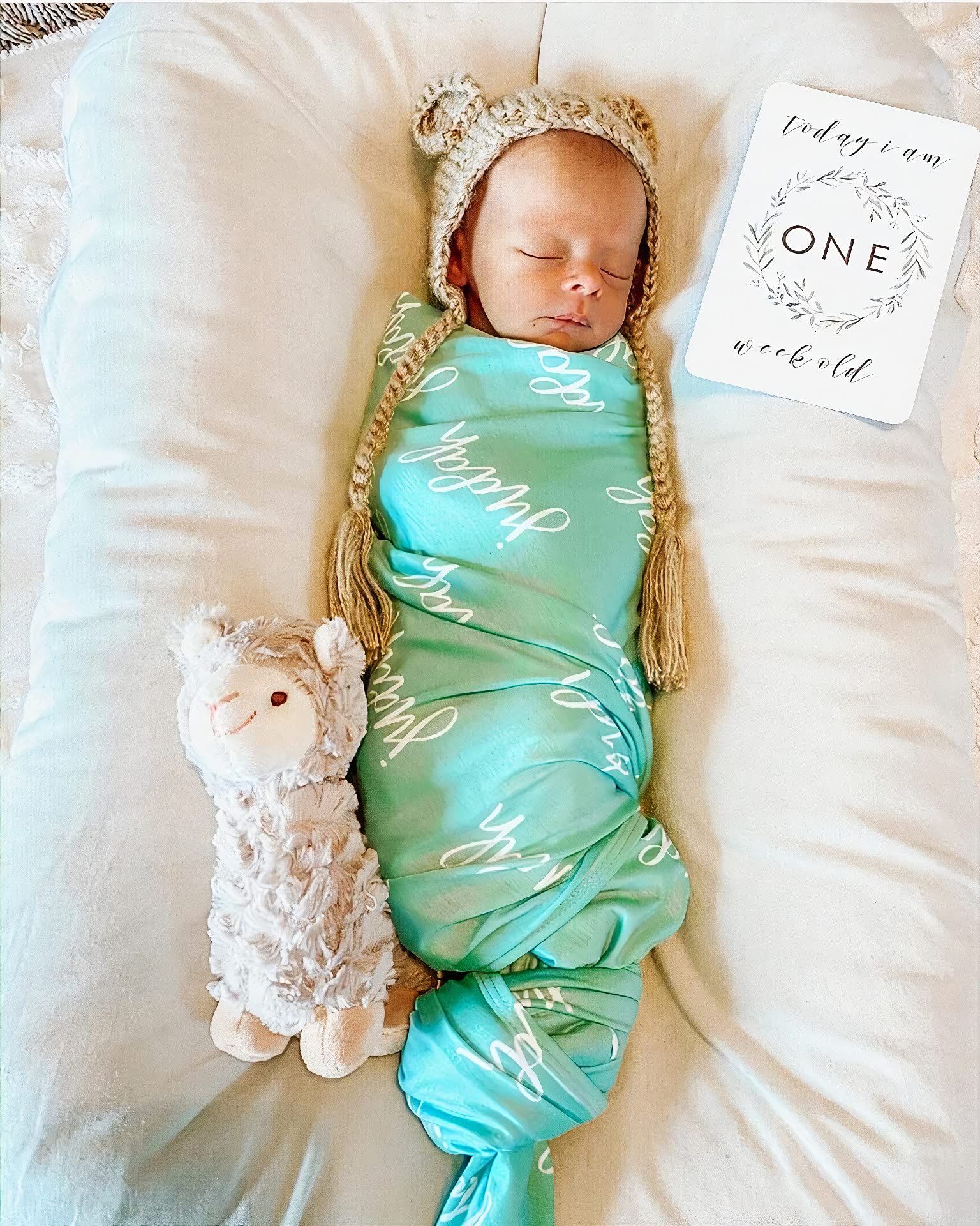 Custom Name Baby Blanket - Personalized Newborn Gift for Boys & Girls | Soft & Cozy Baby Shower Gift, Nursery Blanket, Keepsake Blanket for Christening, Birthday & Special Occasions