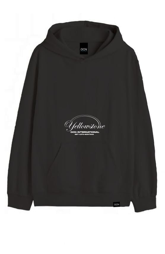 Original Black Kangaroo Hoodie Ocn M 602P4 - Cozy & Stylish for Casual Wear, Street Fashion, and Outdoor Activities