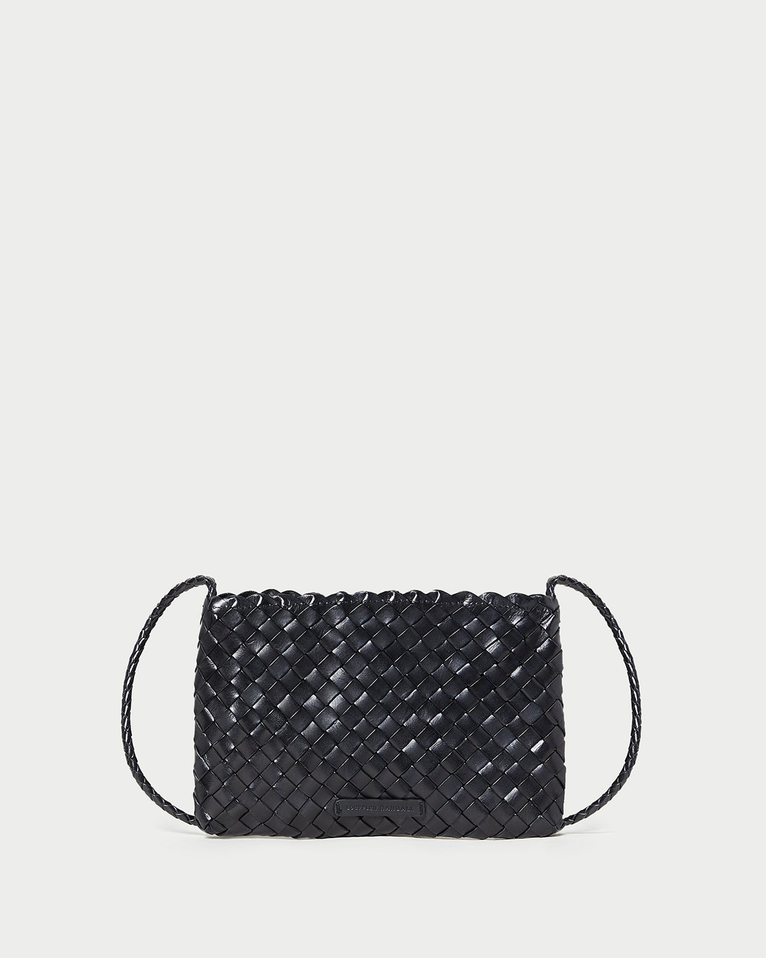 Marison Black Woven Crossbody Bag for Women - Stylish Leather Shoulder Purse with Adjustable Strap - Perfect for Work, Travel & Everyday Use